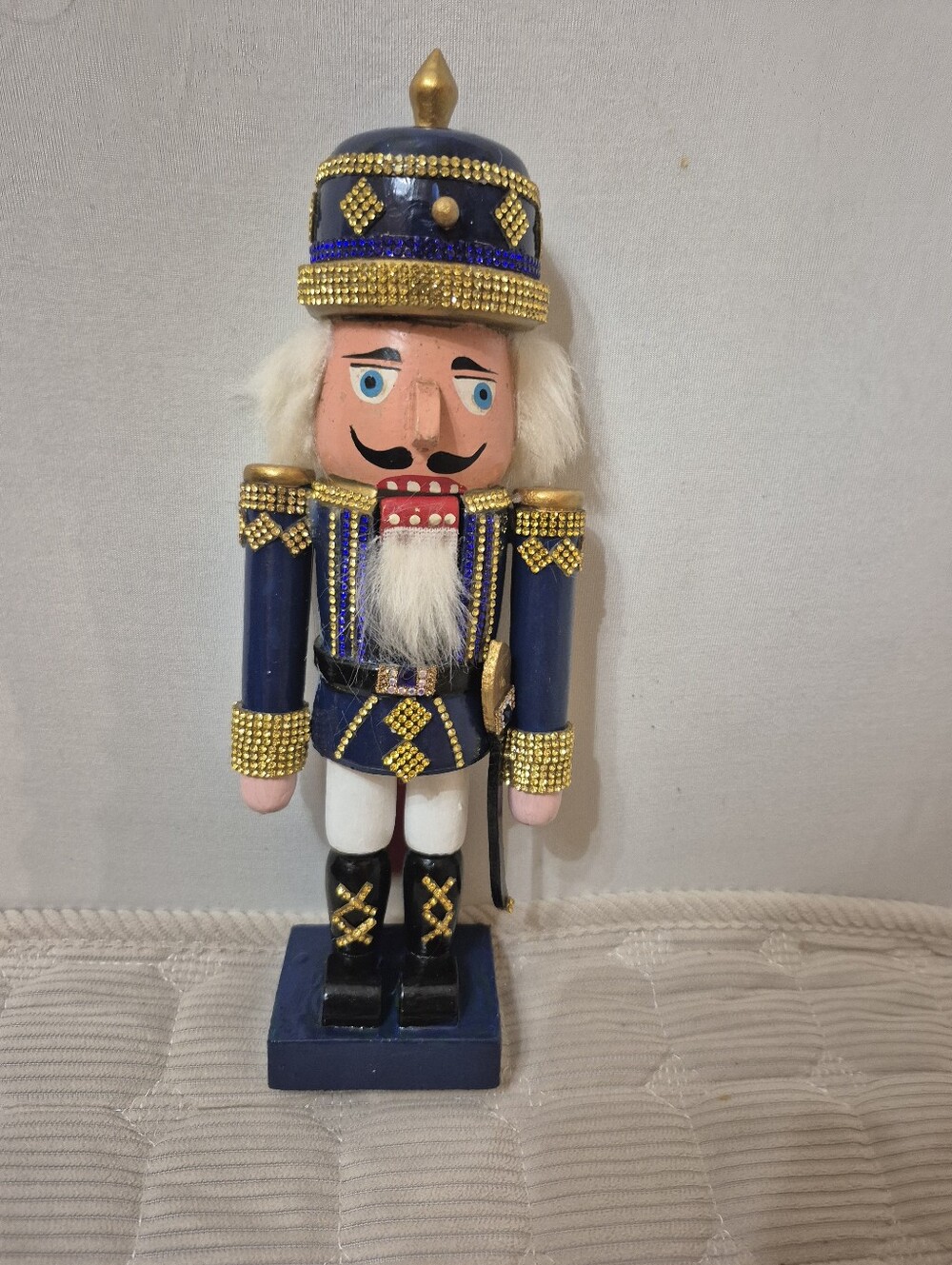 Blue & Gold Decorative Nutcracker Soldier